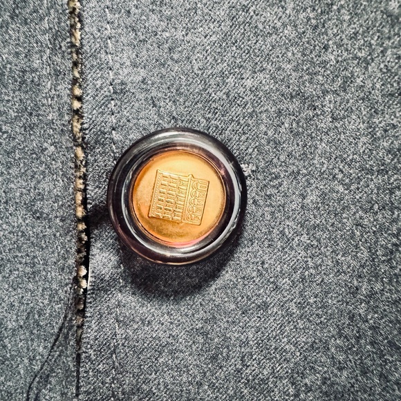 Fendi reversible coat, grey and reversible to gold - Picture 2 of 8